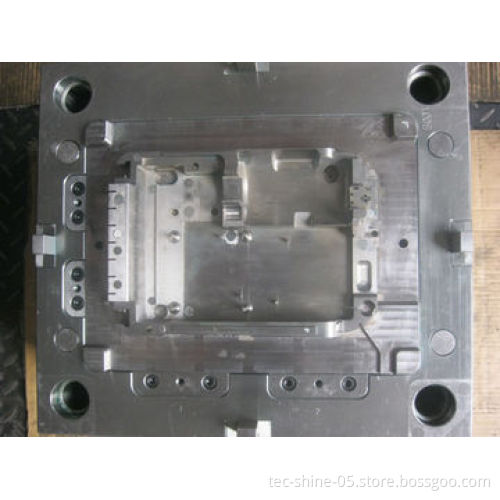 Plastic automotive interior parts with injection mold